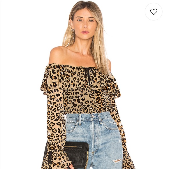 House of Harlow 1960 Tops - SALE NWT House of Harlow Revolve Bodysuit Leopard 🐆 SALE